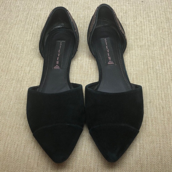 Steven by Steve Madden Vampy Black Multi Flat - Picture 6 of 7